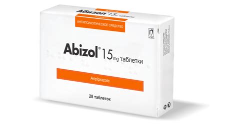 Abizol 15 Mg 28 Tablet