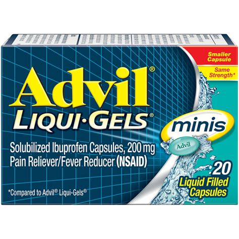Advil Liqui-gels 200 Mg Yumusak Kapsul (20 Kapsul)