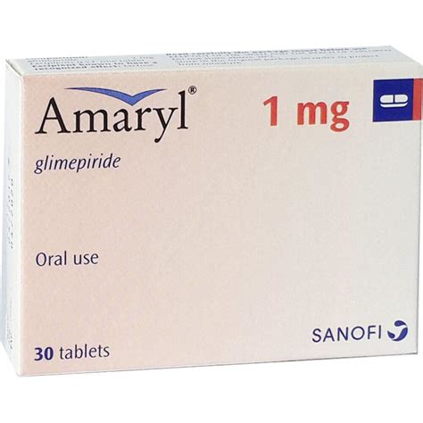Amaryl 1 Mg 30 Tablet
