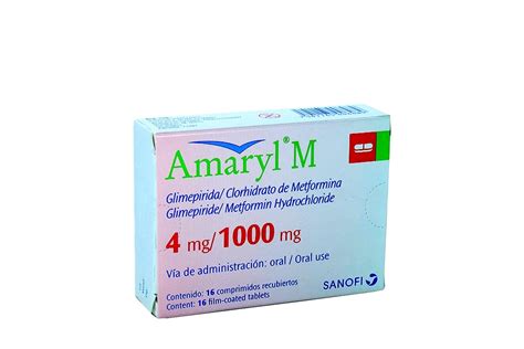 Amaryl M 4 Mg/1000 Mg 30 Film Kapli Tablet