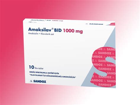 Amoksilav Bid 1000 Mg 10 Film Tablet