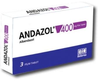 Andazol 400 Mg 3 Film Tablet