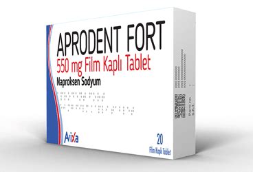 Aprodent Fort 550 Mg Film 20 Tablet