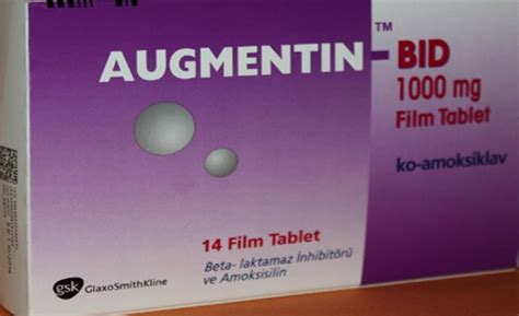 Augmentin Bid 1000 Mg 14 Filmtablet