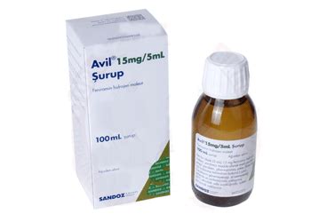 Avil 15 Mg / 5 Ml Surup (100 Ml)
