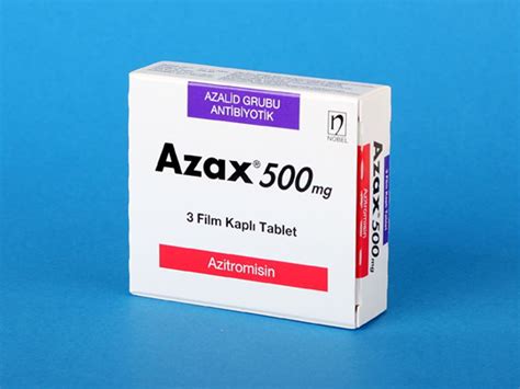 Azax 500 Mg 3 Film Tablet