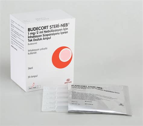 Budecort Steri-neb 1 Mg/2 Ml Nebulizasyon Icin Inhalasyon Suspansiyonu Iceren Tek Dozluk 20 Ampul