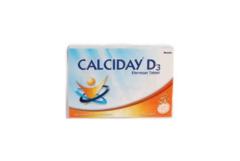 Calciday G 1200 Mg/800 Iu/50 Mg 45 Efervesan Tablet