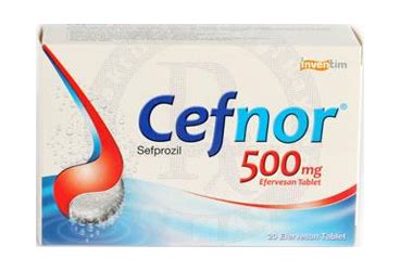 Cefnor 500 Mg 20 Efervesan Tablet