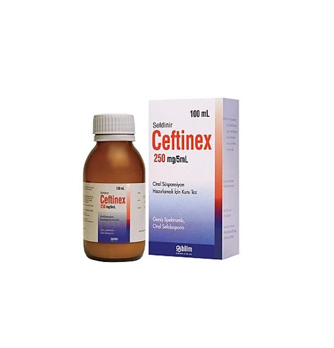 Ceftinex 250 Mg/5 Ml 100 Ml Oral Suspansiyon Icin Kuru Toz
