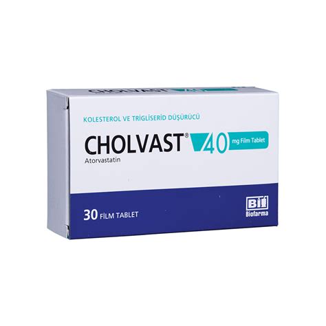 Cholvast 40 Mg 90 Film Tablet