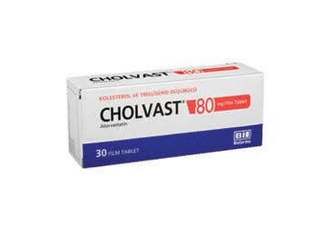 Cholvast 80 Mg 30 Film Tablet
