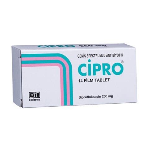 Cipro 250 Mg 14 Film Tablet