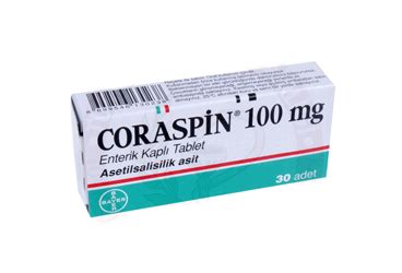 Coraspin 100 Mg Enterik Kapli Tablet (90 Tablet)