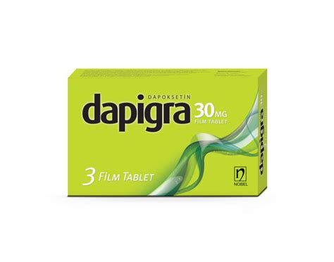 Dapigra 30 Mg 3 Film Tablet
