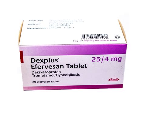 Dexplus 25/4 Mg 20 Efervesan Tablet
