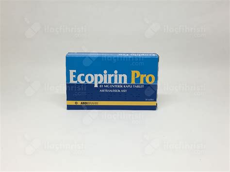 Ecopirin Pro 81 Mg 30 Enterik Kapli Tablet