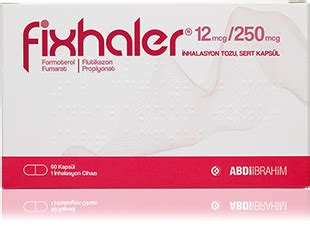 Fixhaler 12 Mcg/250 Mcg Inhalasyon Tozu, Sert Kapsul (60 Kapsul)