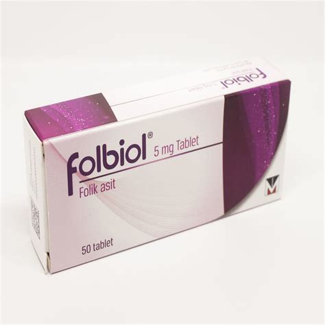 Folbiol 5 Mg 50 Tablet