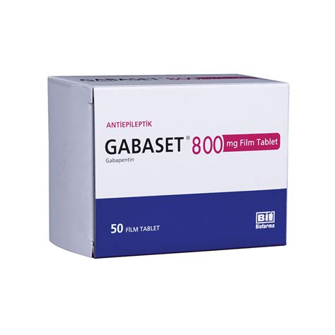 Gabaset 800 Mg 50 Film Tablet