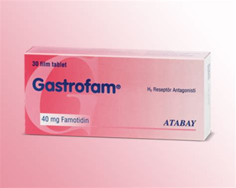 Gastrofam 40 Mg 30 Tablet