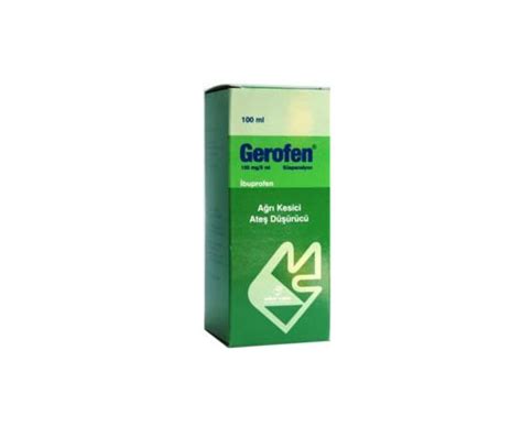 Gerofen 100 Mg/ 5 Ml Suspansiyon