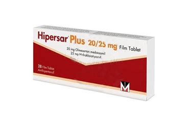 Hipersar Plus 20/25 Mg Film Kapli Tablet (28 Tablet)