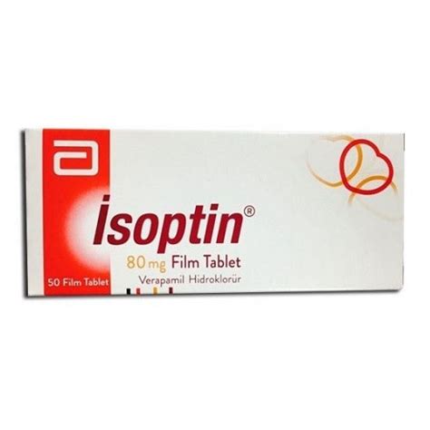 Isoptin 80 Mg 50 Film Tablet