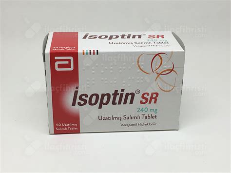 Isoptin Sr 240 Mg 50 Film Tablet