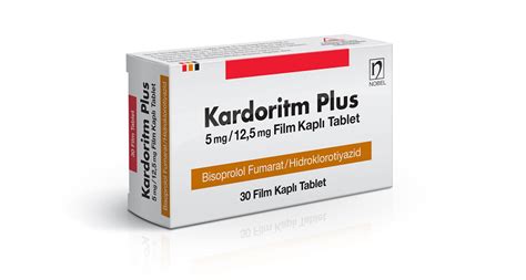 Kardoritm Plus 5 Mg/12,5 Mg Film Kapli Tablet