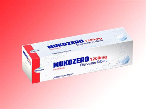 Mukozero 1200 Mg 20 Efervesan Tablet
