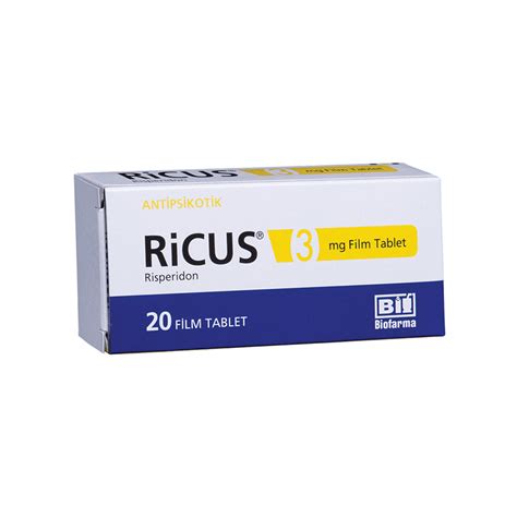 Ricus 3 Mg 20 Film Tablet