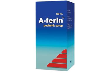 A-ferin 1 Mg+160mg/5 Ml Pediyatrik Surup (100 Ml)