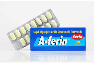 A-ferin Forte 650 Mg/4 Mg Film Kapli Tablet (30 Tablet)