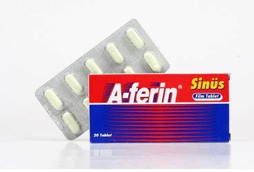 A-ferin Sinus 500/30/1.25 Mg Film Kapli Tablet (20 Tablet) Fiyatı