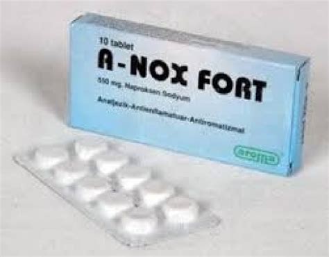 A-nox Fort 550 Mg 10 Tablet Fiyatı