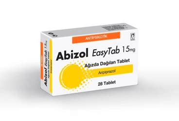 Abizol Easytab 15 Mg 28 Agizda Dagilan Tablet