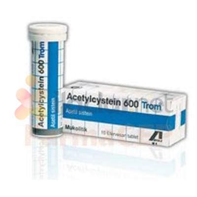 Acetylcystein 600 Trom 10 Efervesan Tablet