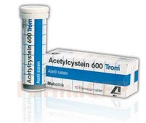 Acetylcystein 600 Trom 20 Efervesan Tablet