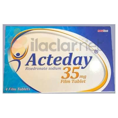 Acteday 35 Mg 4 Film Kapli Tablet