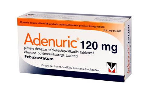 Adenuric 120 Mg 28 Film Kapli Tablet Fiyatı