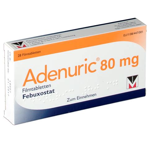 Adenuric 80 Mg 28 Film Kapli Tablet Fiyatı
