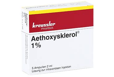 Aethoxysklerol % 1 I.v. Enjeksiyonluk Cozelti Iceren Ampul ( 2 Ml X 5 Ampul ) Fiyatı