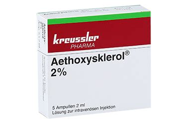 Aethoxysklerol % 2 I.v. Enjeksiyonluk Cozelti Iceren Ampul ( 2 Ml X 5 Ampul ) Fiyatı
