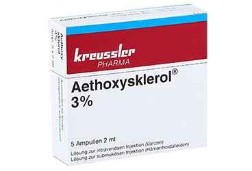 Aethoxysklerol % 3 I.v. Enjeksiyonluk Cozelti Iceren Ampul ( 2 Ml X 6 Ampul ) Fiyatı