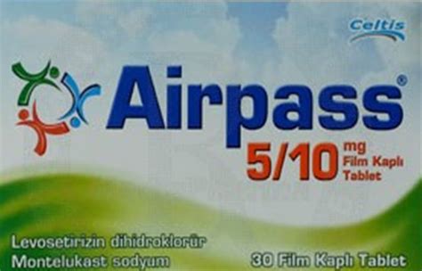 Airpass 5/10 Mg 30 Film Kapli Tablet