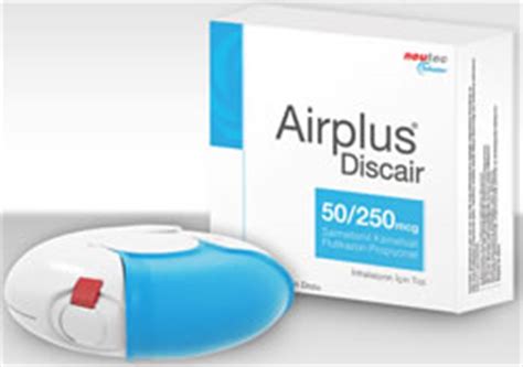 Airplus 50/250 Mcg Discair Inhalasyon Icin Toz 60 Doz Fiyatı