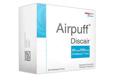 Airpuff Discair 50mcg/250 Mcg Inhalasyon Tozu (60 Doz) Fiyatı