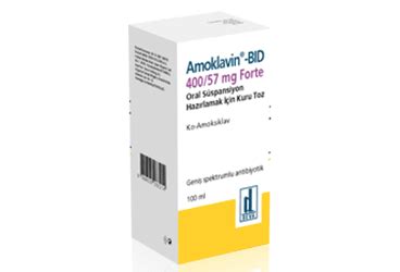 Aklav Bid 400 Mg/57 Mg Fort Suspansiyon Hazirlamak Icin Kuru Toz (70 Ml)