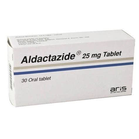 Aldactazide 25 Mg 30 Tablet Fiyatı